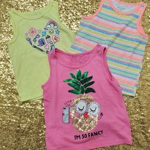 3T girl tanks from gently used